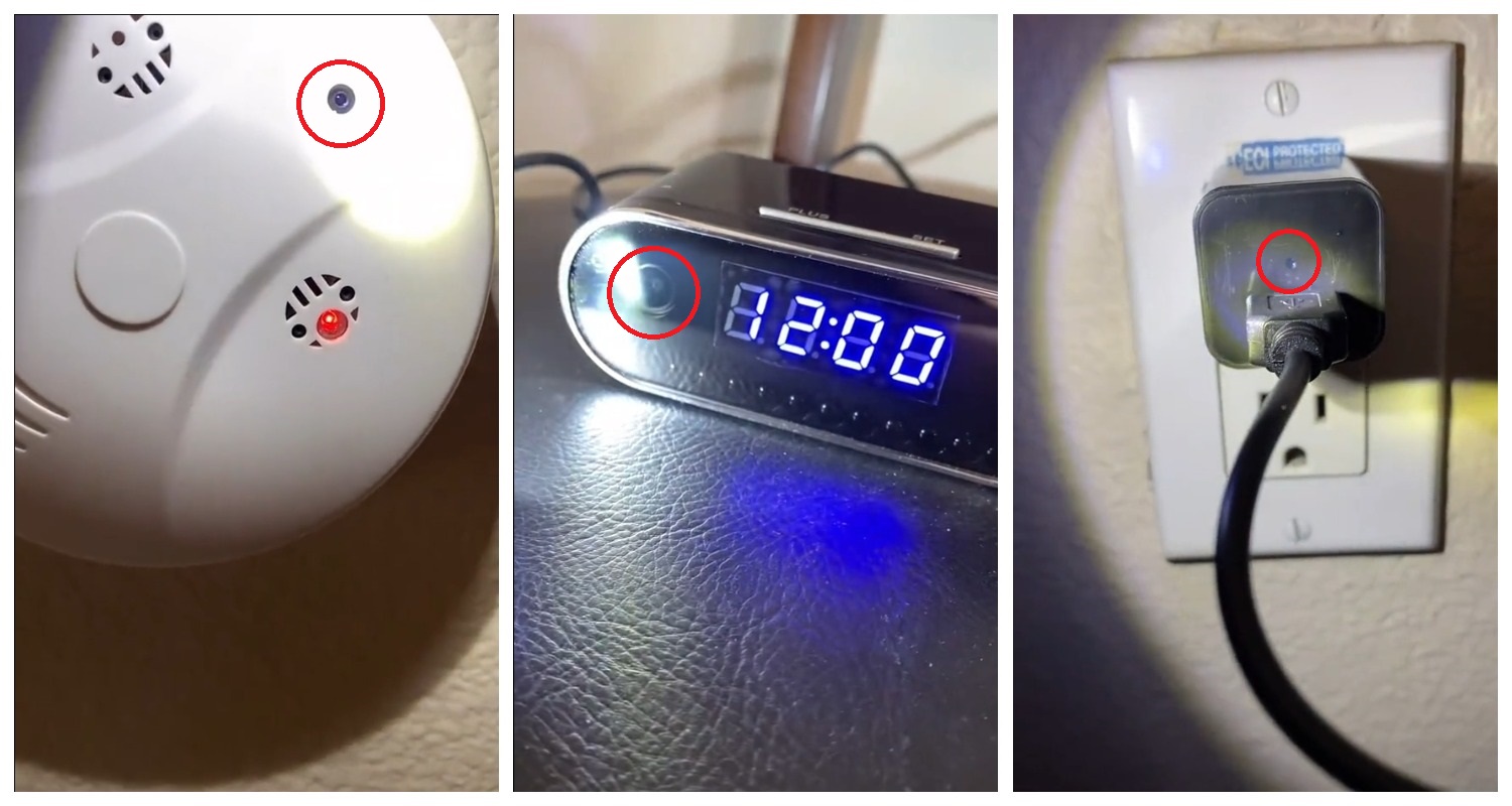 Как найти скрытые камеры в съемных квартирах