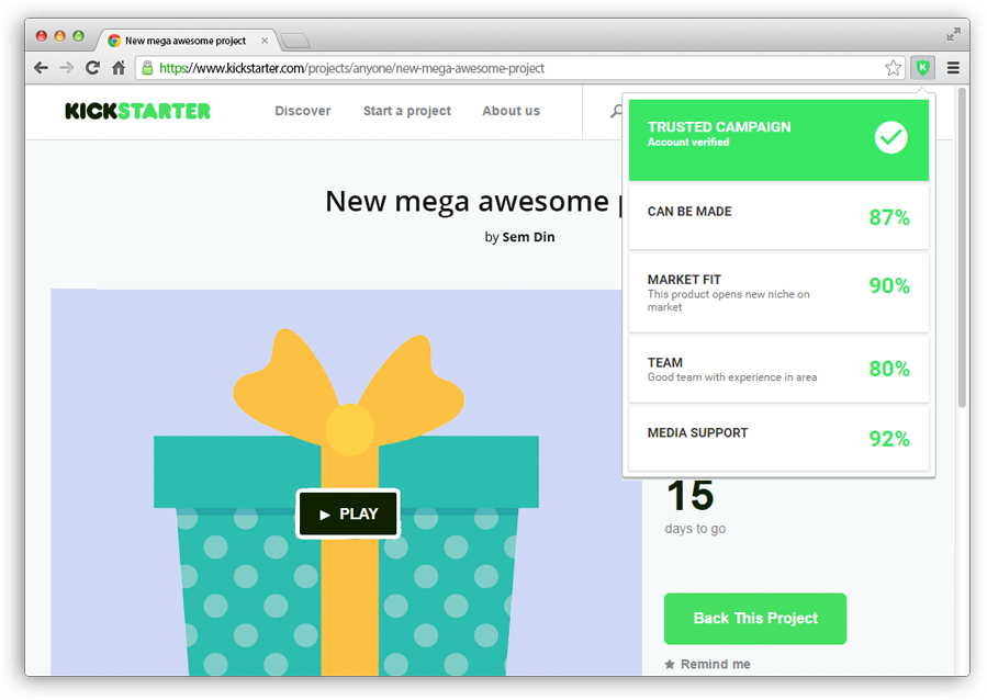 Киевляне создали расширение для Chrome